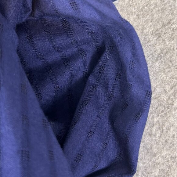 Moulinette Soeurs Anthropologie Dress Women's 8 Navy High Lo Button Up Cocktail - Picture 11 of 12